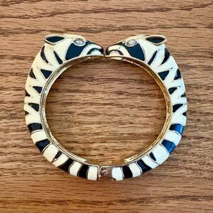 stella & dot | Kalahari Zebra Bangle Bracelet | 2.5” Inner Diameter